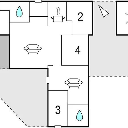 Four-bedroom In Ferienhaus